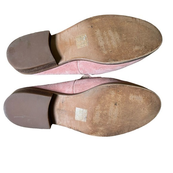 Madewell Elinor Loafer Mule Dusty Clay Pink Suede Leather Slide Size 7.5 - Picture 10 of 10